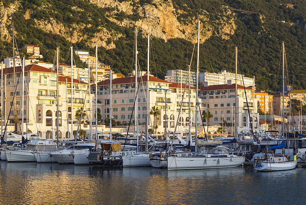 Queensway Quay marina, Gibraltar, Mediterranean, Europe