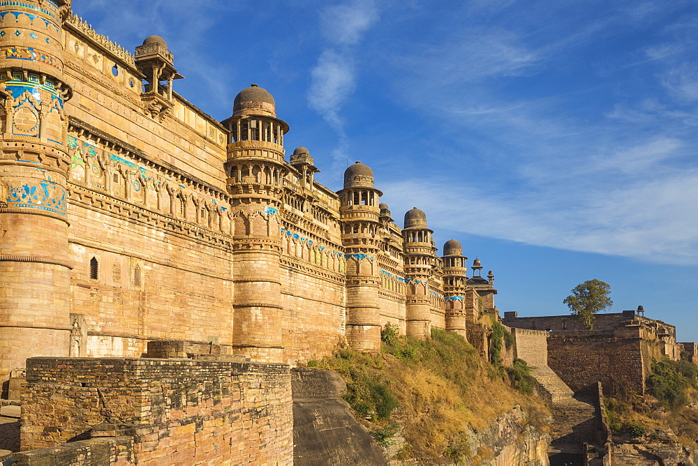 Man Singh Palace, Gwalior Fort, Gwalior, Madhya Pradesh, India, Asia