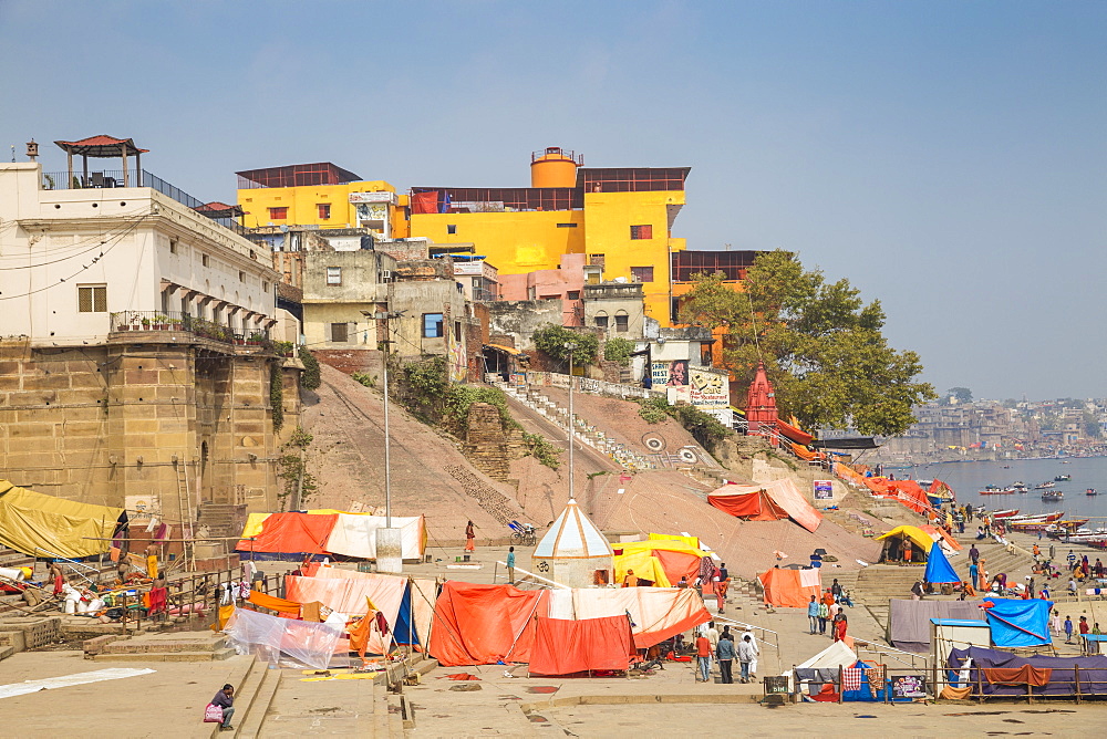 Manikarnika Ghat, Varanasi, Uttar Pradesh, India, Asia