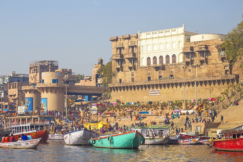 Manmandir Ghat, Varanasi, Uttar Pradesh, India, Asia