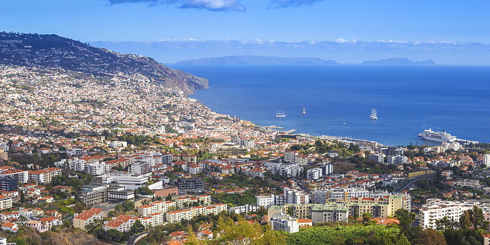 View of city, Funchal, Madeira, Portugal, Atlantic, Europe