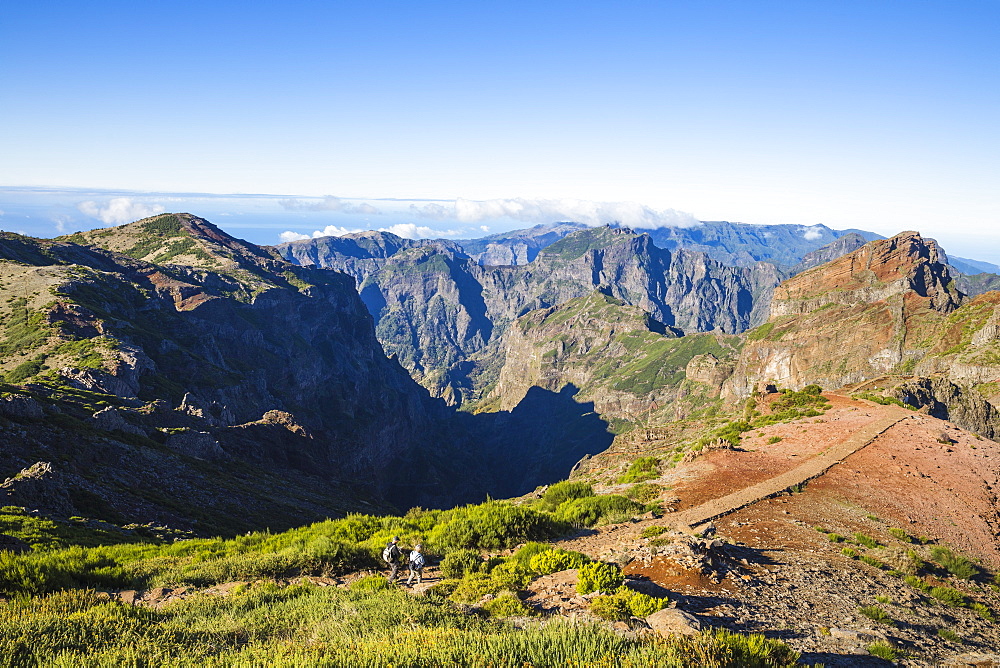 View from Pico do Arieiro, Madeira, Portugal, Atlantic, Europe