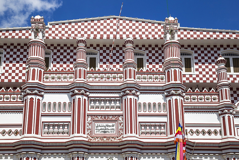 Red Mosque, Kandy, Central Province, Sri Lanka, Asia