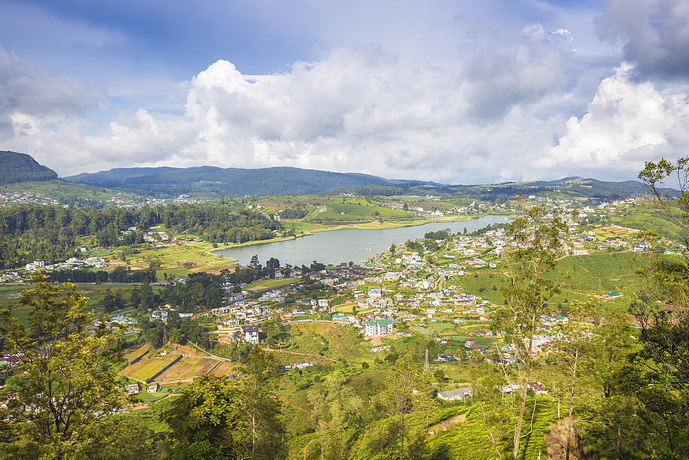 View of Gregory Lake, Nuwara Eliya, Central Province, Sri Lanka, Asia