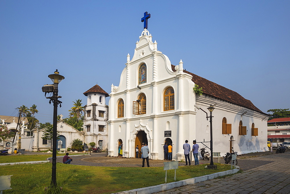 Our Lady of Hope Church on Vipin Island, Cochin (Kochi), Kerala, India, Asia