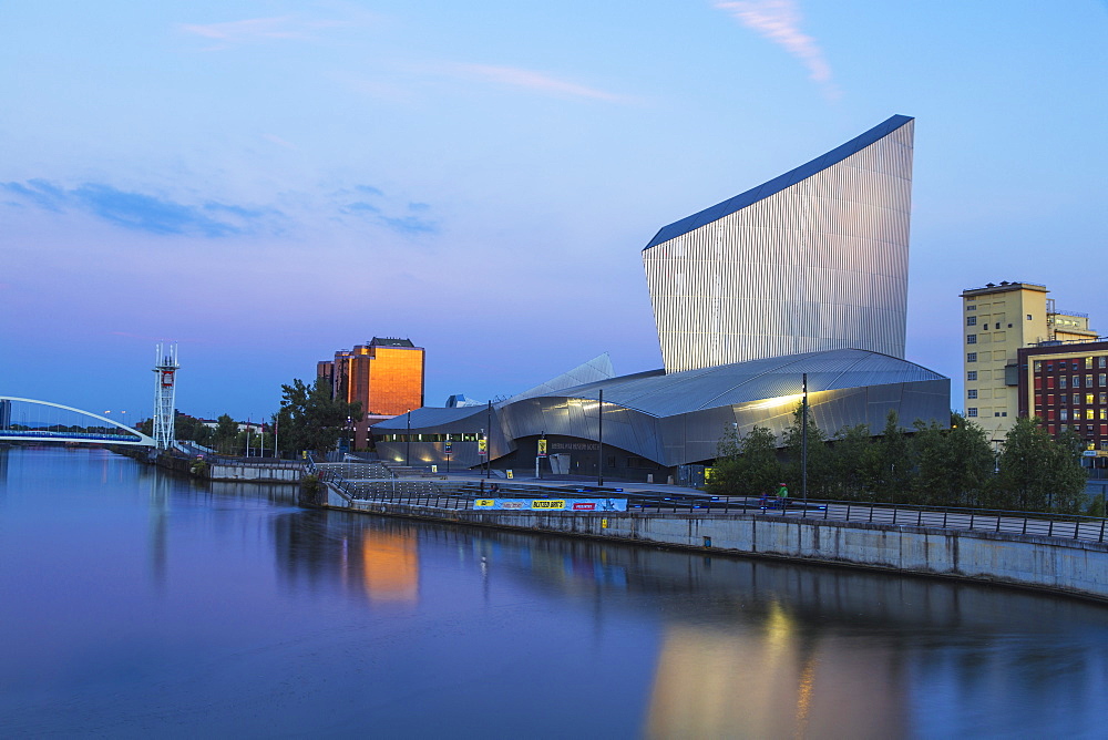 Imperial War Museum North, Salford Quays, Manchester, England, United Kingdom, Europe