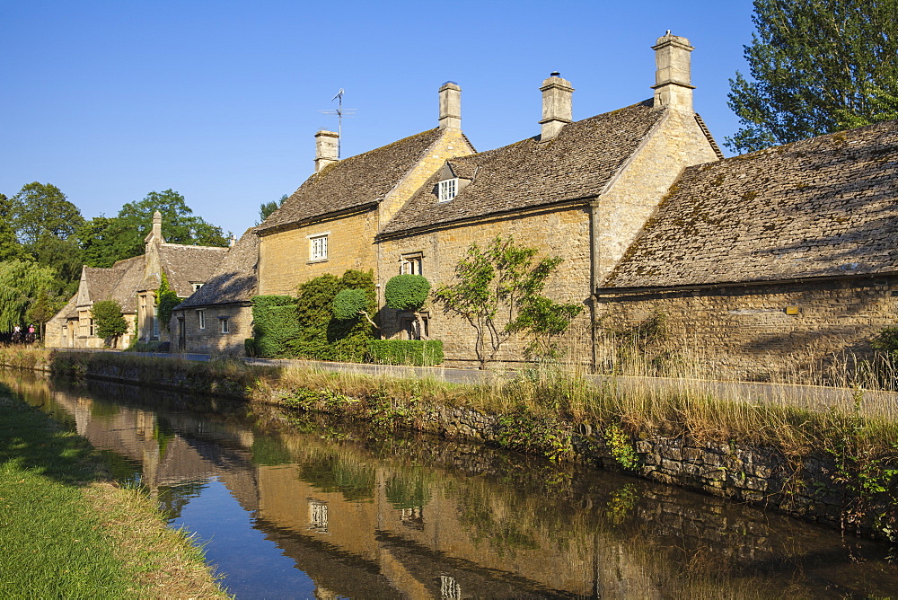 Lower Slaughter village, The Cotswolds, Gloucestershire, England, United Kingdom, Europe