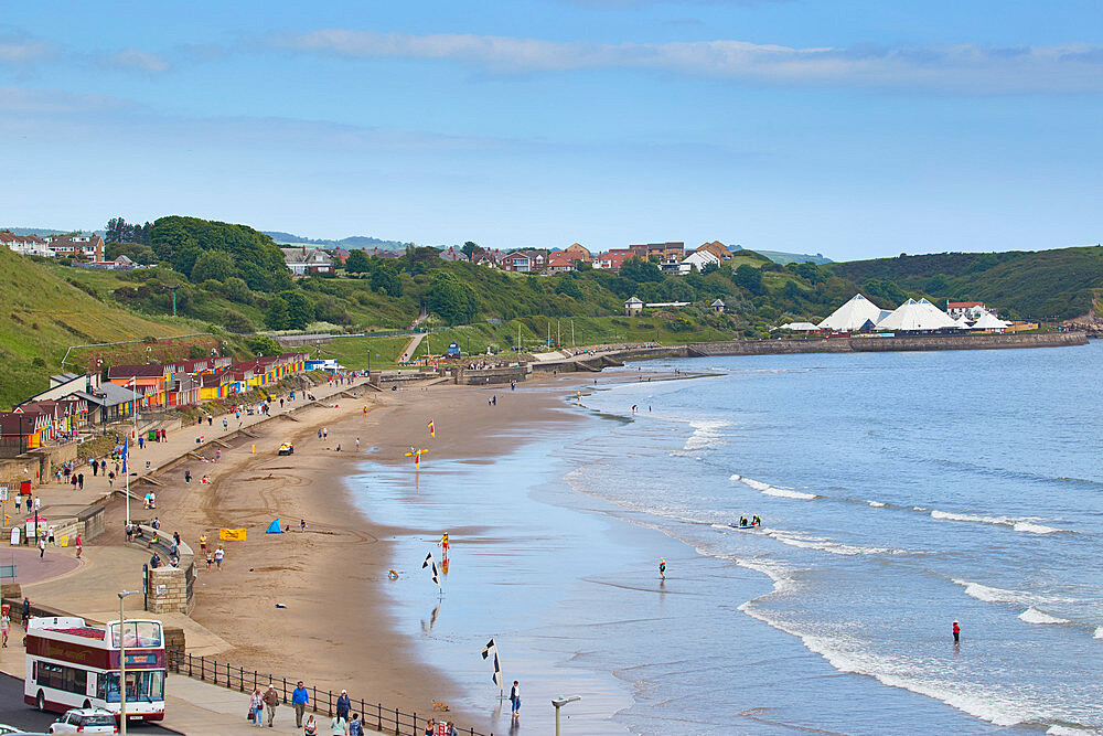 View of North Bay, Scarborough, Yorkshire, England, United Kingdom, Europe