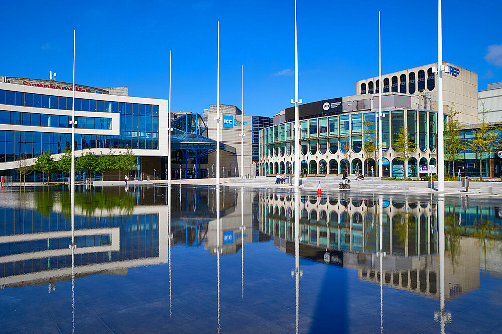 Symphony Hall and Repertory Theatre, Birmingham, West Midlands, England, United Kingdom, Europe