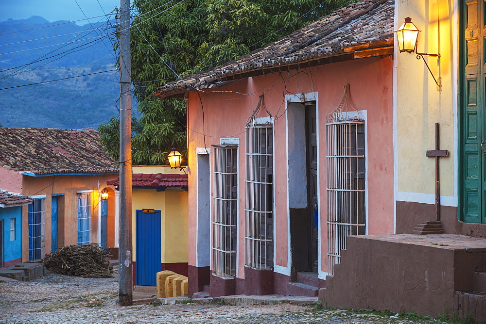 Colourful street in historical center, Trinidad, UNESCO World Heritage Site, Sancti Spiritus Province, Cuba, West Indies, Caribbean, Central America