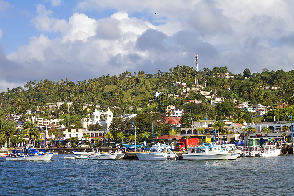 Harbour, Samana, Eastern Peninsula de Samana, Dominican Republic, West Indies, Caribbean, Central America