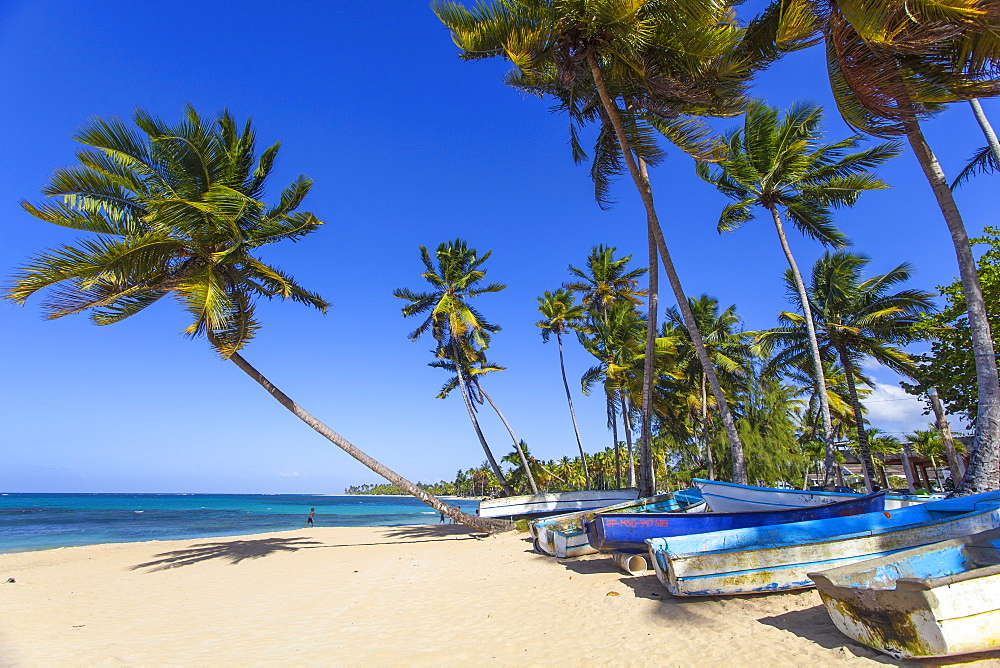 Beach at Las Terrenas, Samana Peninsula, Dominican Republic, West Indies, Caribbean, Central America