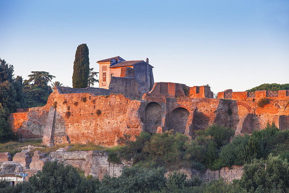 View of Palatino, Rome, Lazio, Italy, Europe