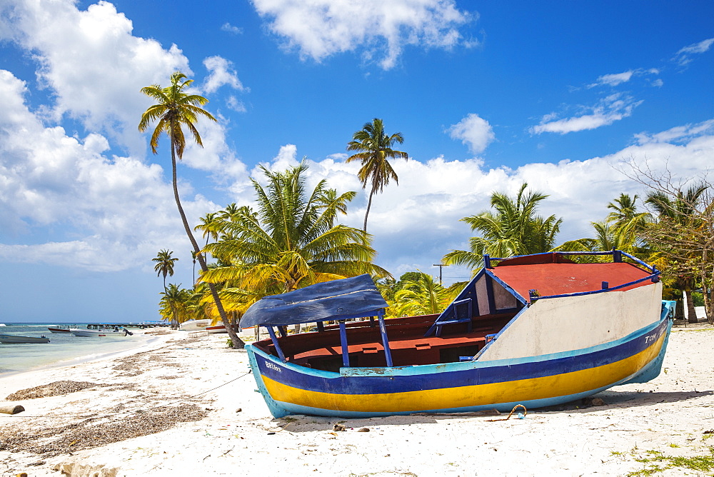 Mano Juan, a picturesque fishing village, Saona Island, Parque Nacional del Este, Punta Cana, Dominican Republic, West Indies, Caribbean, Central America