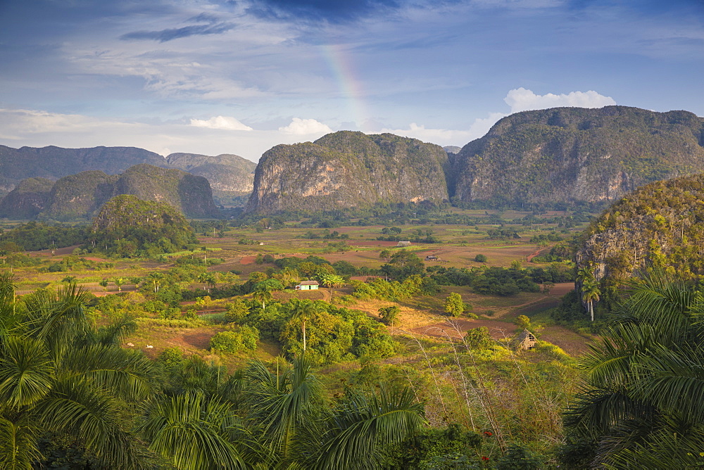 View of Vinales Valley, UNESCO World Heritage Site, Vinales, Pinar del Rio Province, Cuba, West Indies, Caribbean, Central America