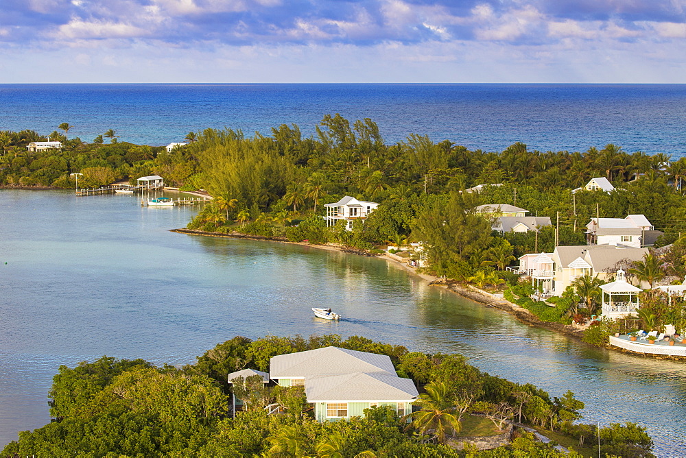 Harbour, Hope Town, Elbow Cay, Abaco Islands, Bahamas, West Indies, Central America