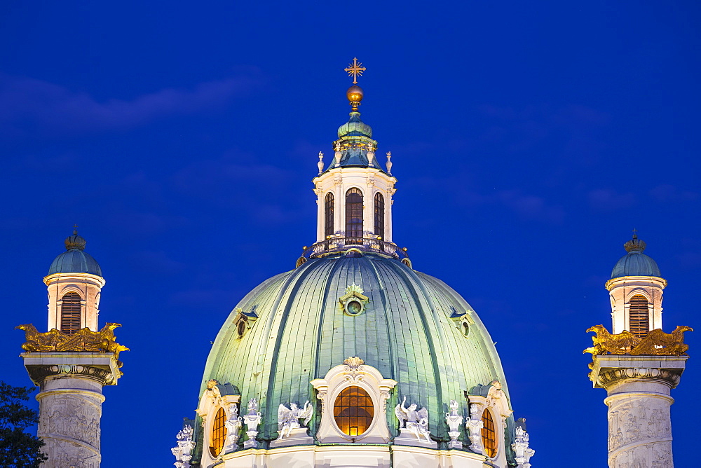 St. Charles Church (Karlskirche), Vienna, Austria, Europe