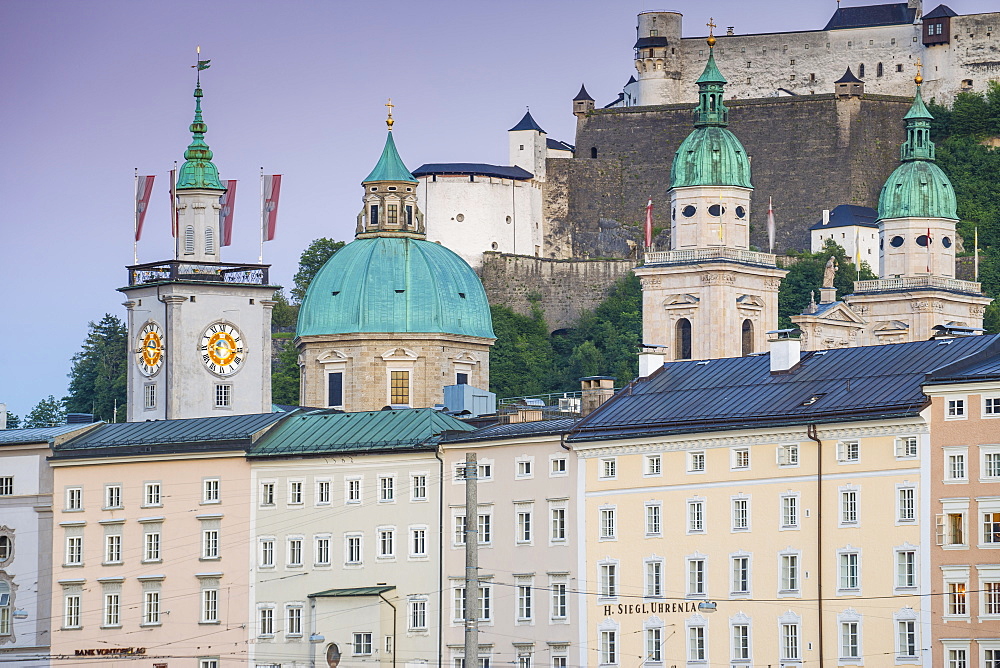 View of the Altstadt (The Old City), UNESCO World Heritage Site, Salzburg, Austria, Europe