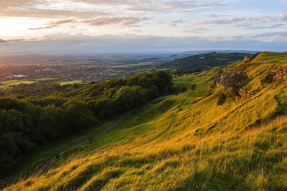 Cleve Hill, part of the Cotswold Hill, Cheltenham, The Cotswolds, Gloucestershire, England, United Kingdom, Europe 