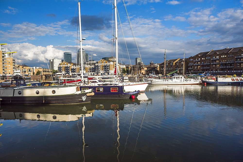 Limehouse Basin, London Borough of Tower Hamlets, East London, England, United Kingdom, Europe