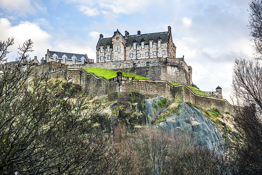 Edinburgh Castle, UNESCO World Heritage Site, Edinburgh, Scotland, United Kingdom, Europe