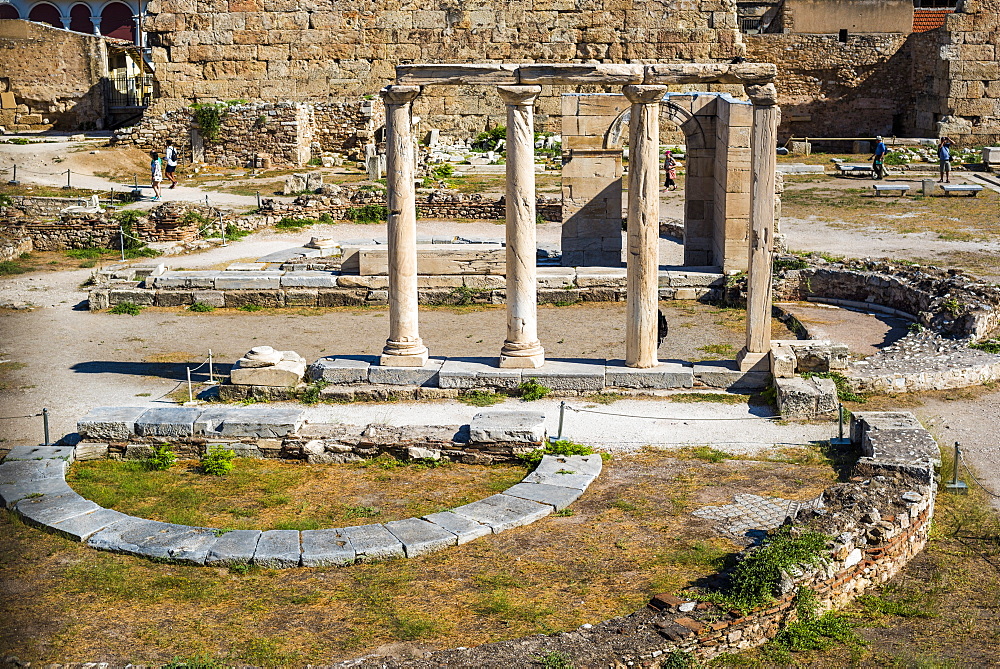 Ancient Roman Agora, Athens, Attica Region, Greece, Europe