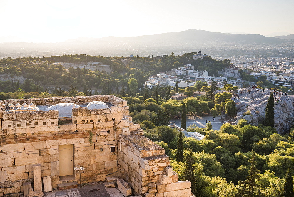 Athens, seen from Acropolis, Attica Region, Greece, Europe