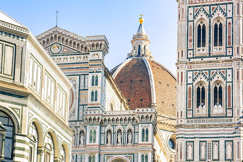 Florence Cathedral (Duomo), Piazza del Duomo, UNESCO World Heritage Site, Florence, Tuscany, Italy, Europe