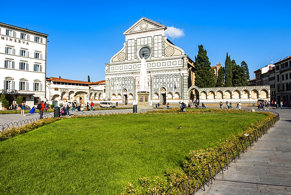 Basilica of Santa Maria Novella, Florence, Tuscany, Italy, Europe