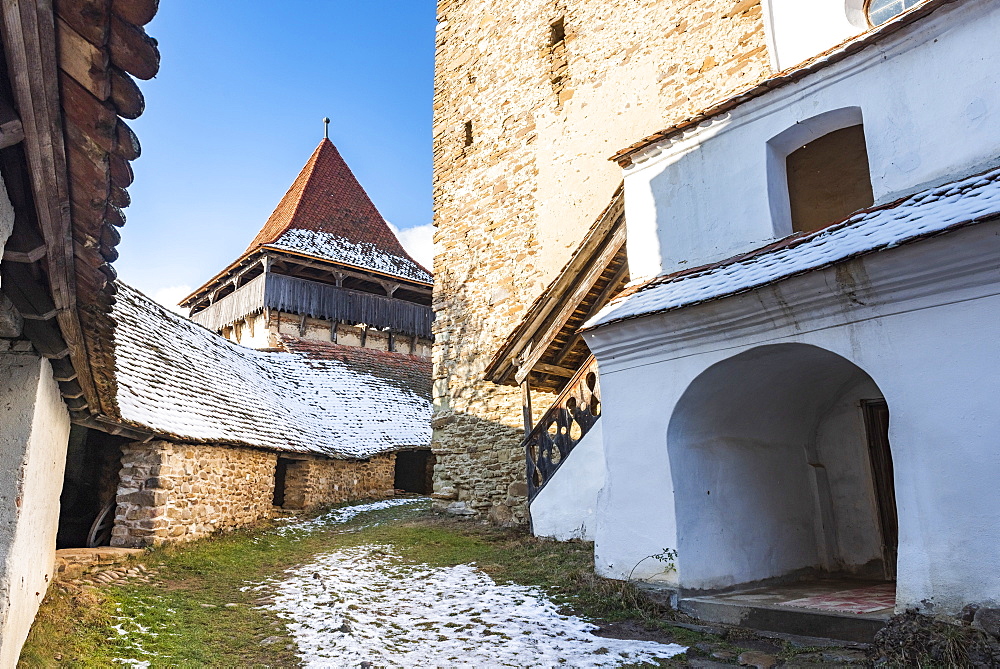 Fortified church and fortress of Viscri, UNESCO World Heritage Site, Transylvania, Romania, Europe