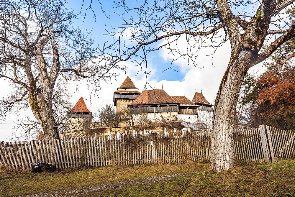 Fortified church and fortress of Viscri, UNESCO World Heritage Site, Transylvania, Romania, Europe