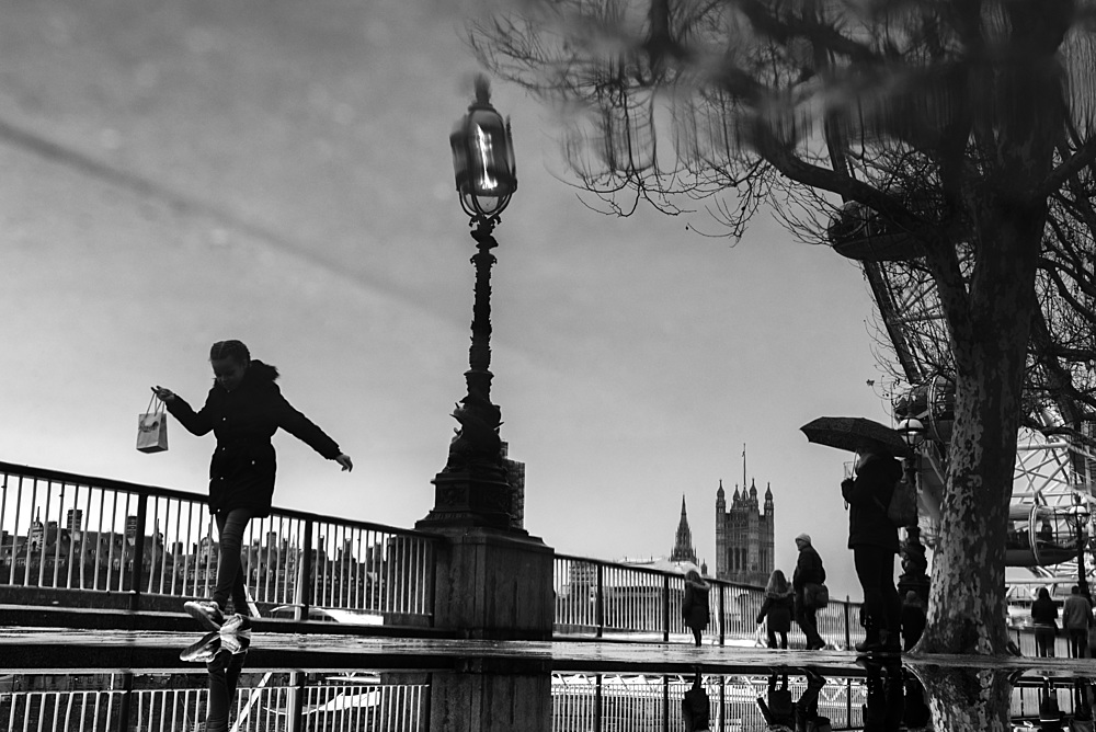 South Bank street scene, Southwark, London, England, United Kingdom, Europe