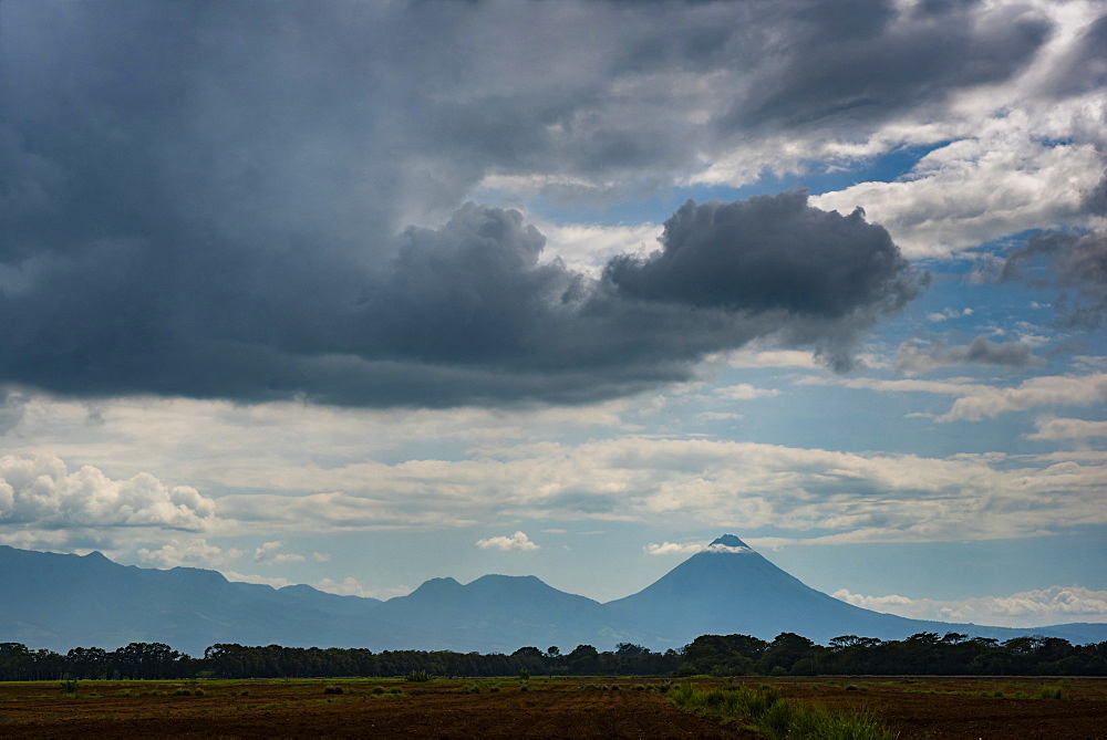 Arenal Volcano, seen from close to La Fortuna, Alajuela Province, Costa Rica, Central America