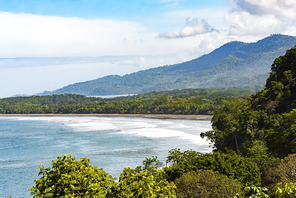 Uvita Beach, Marino Ballena National Park (Whale Tail National Park), Puntarenas Province, Pacific Coast of Costa Rica, Central America