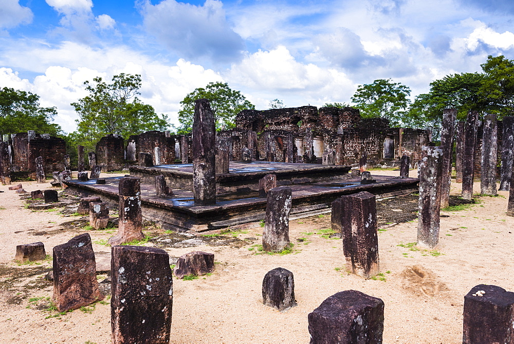 Buddha Seema Prasada, Polonnaruwa, UNESCO World Heritage Site, Cultural Triangle, Sri Lanka, Asia