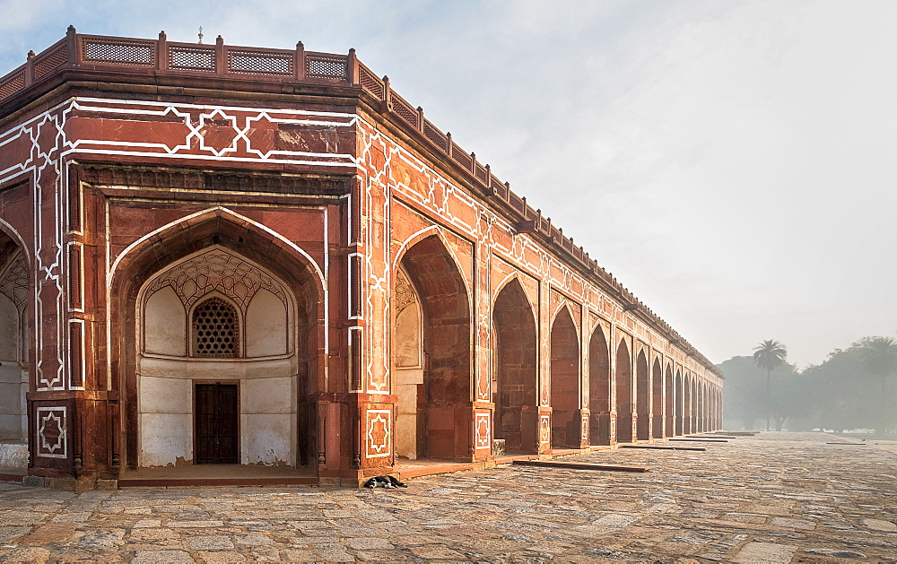 Corner of Humayun's Tomb in Delhi, India, Asia