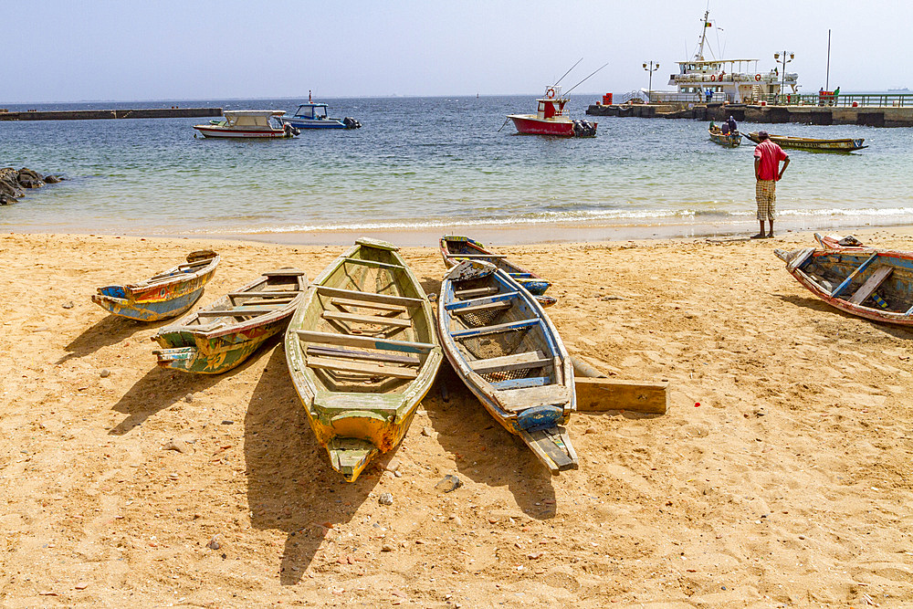 View of Goree Island, UNESCO World Heritage Site, just offshore  from, but considered a part of Dakar, Senegal, West Africa, Africa