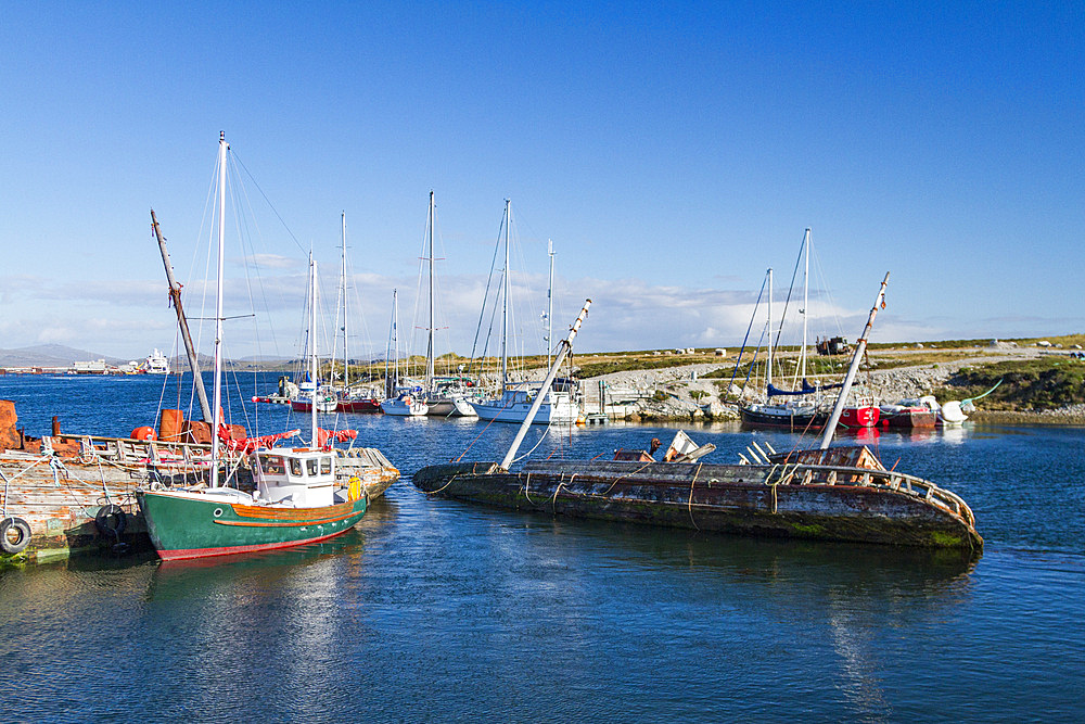 Views of the area just outside of Stanley, the capital and only true city (with a cathedral) in the Falkland Islands.