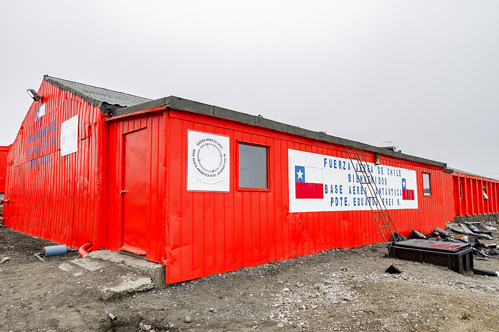 Views of Base Presidente Eduardo Frei Montalva, Antarctica, Southern Ocean.