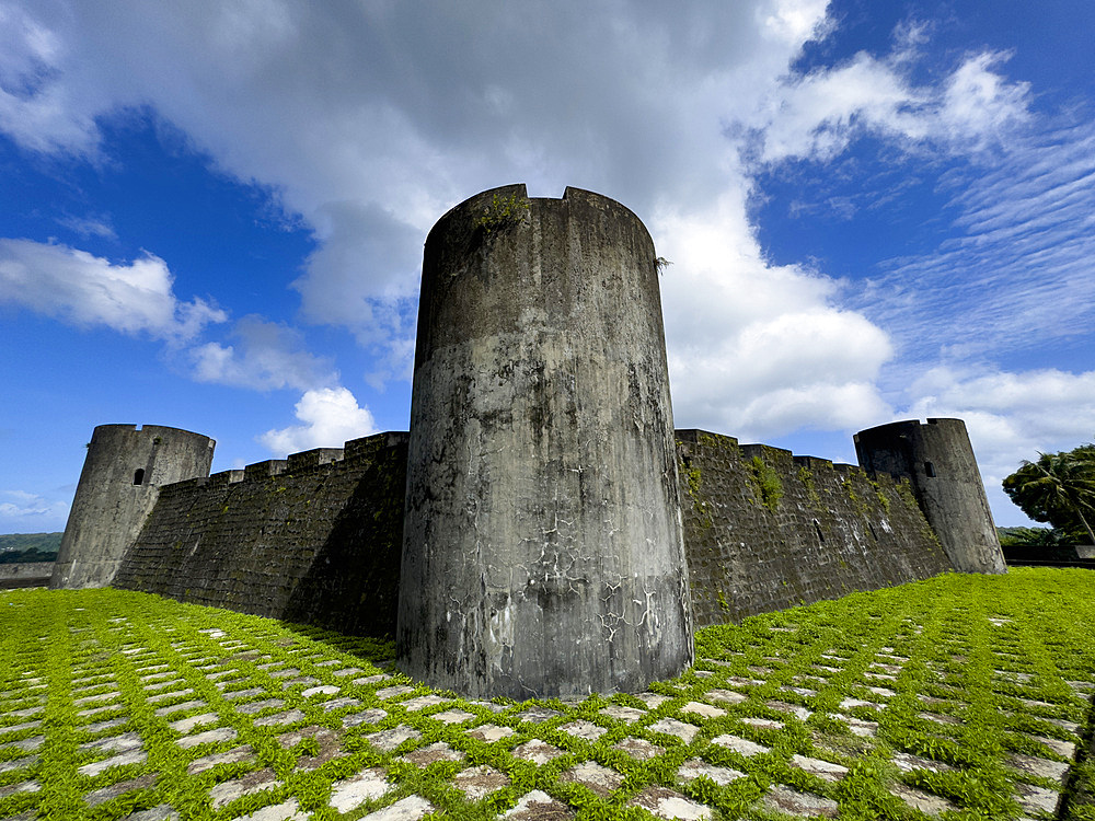 Fort Belgica, a 17th-century fort built on the island of Banda Neira to protect the nutmeg trade, Moluccas, Indonesia.