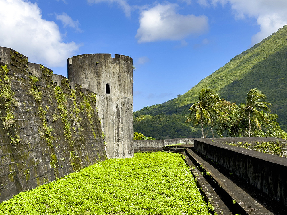 Fort Belgica, a 17th-century fort built on the island of Banda Neira to protect the nutmeg trade, Moluccas, Indonesia.