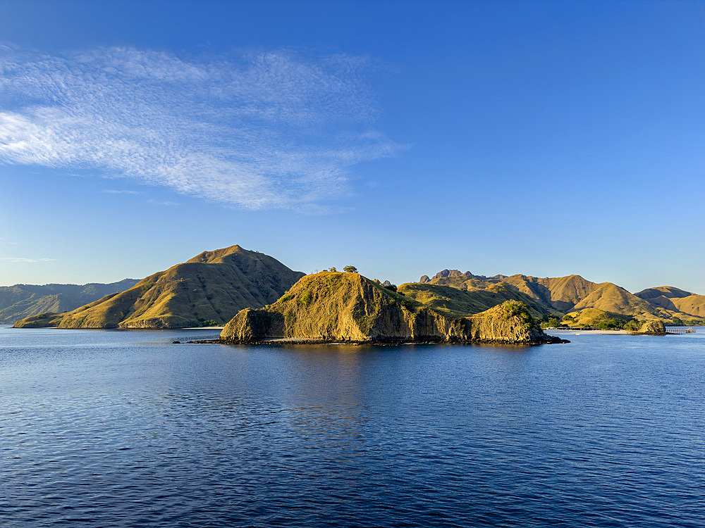 Views of Komodo Island, Lesser Sunda chain, one of the 17,508 islands that comprise the Republic of Indonesia.