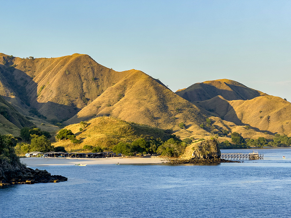 Views of Komodo Island, Lesser Sunda chain, one of the 17,508 islands that comprise the Republic of Indonesia.