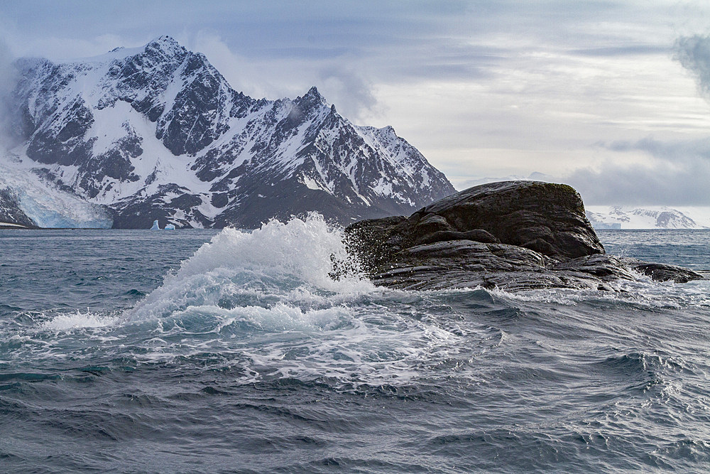 A small islet off Elephant Island, South Shetland Islands, Antarctica, Southern Ocean.