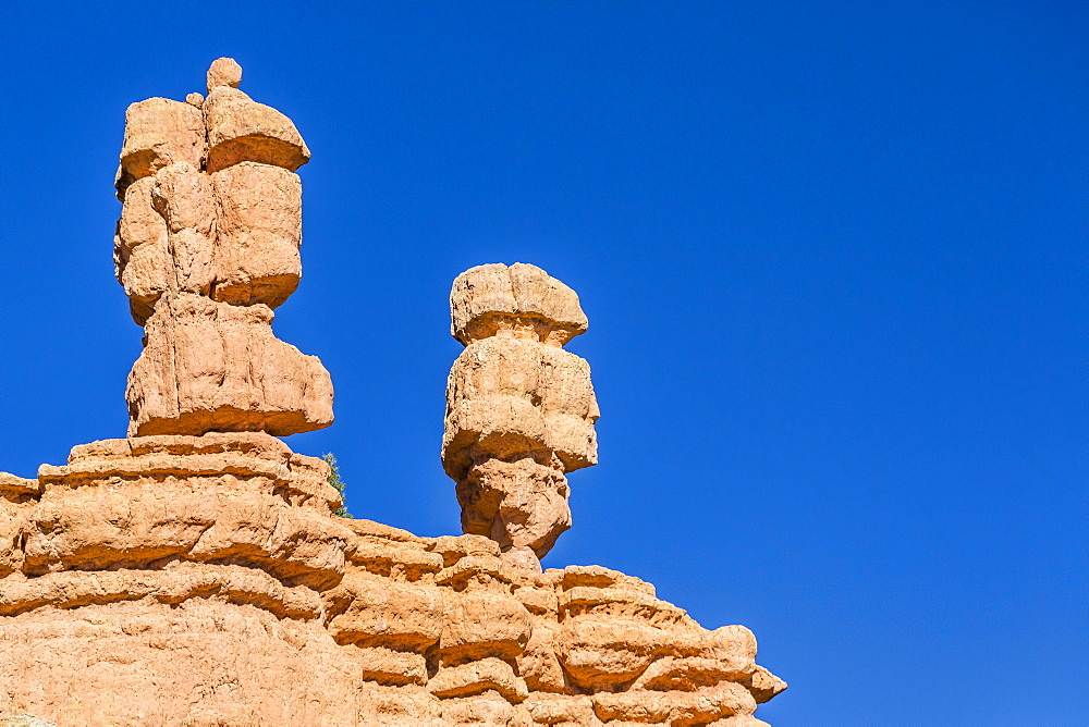 Hoodoo rock formations along scenic byway 12, Bryce Canyon National Park, Utah, United States of America, North America 