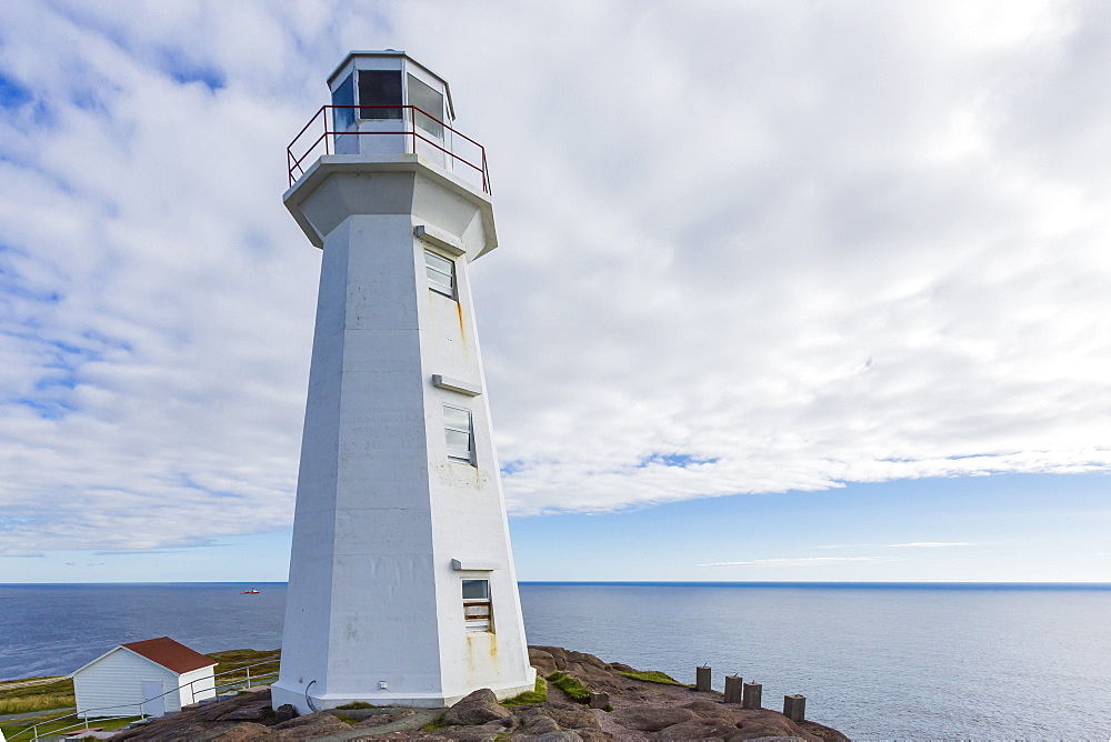 The lighthouse at Cape Spear National Historic Site, St. John's, Newfoundland, Canada, North America