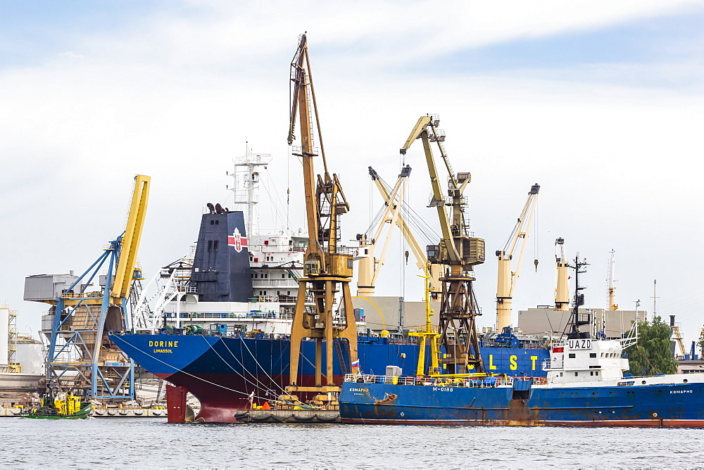 The once communist controlled Gdansk shipyards, home to the Solidarity movement, Gdansk, Poland, Europe