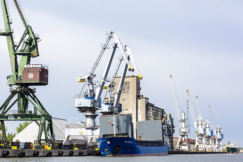 The once communist controlled Gdansk shipyards, home to the Solidarity movement, Gdansk, Poland, Europe