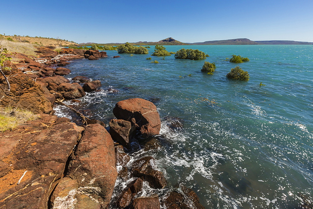 High tide in Camden Harbour, Kimberley, Western Australia, Australia, Pacific