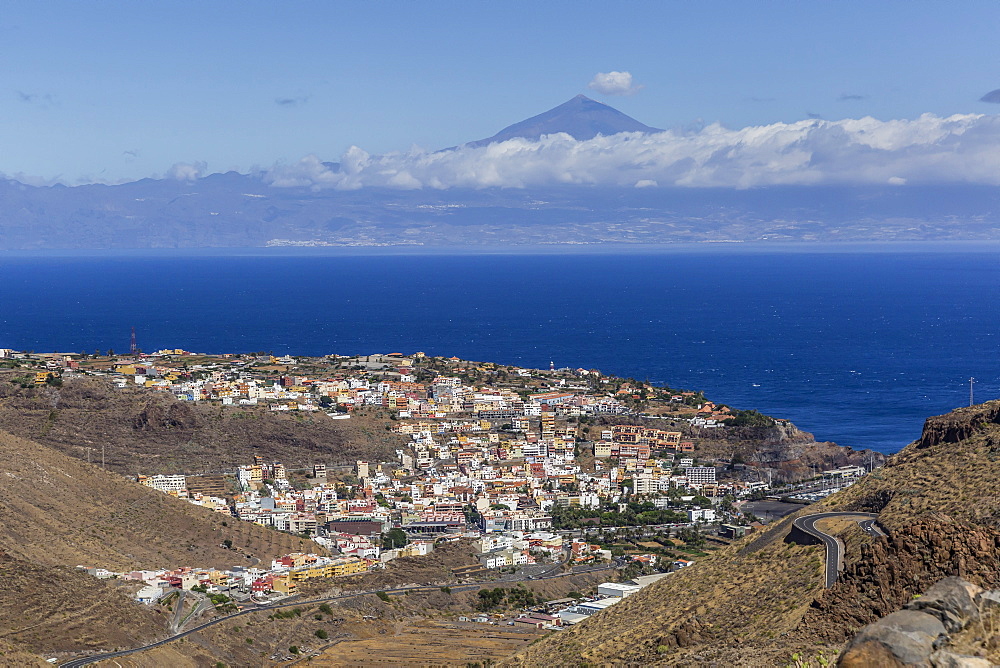 A view of the island of La Gomera, the second smallest island in the Canary Islands, Spain, Atlantic, Europe